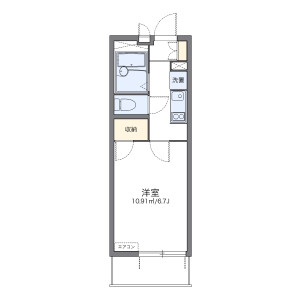 1K Mansion in Minoridai - Matsudo-shi Floorplan