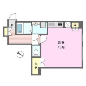 1K Mansion in Oyamacho - Shibuya-ku Floorplan