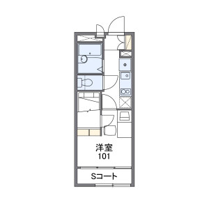1K Apartment in Shimane - Adachi-ku Floorplan