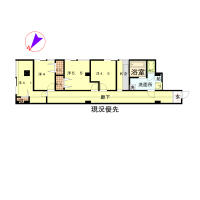 豐島區北大塚-4K公寓大廈 房間格局
