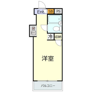 1R Mansion in Minamishinagawa - Shinagawa-ku Floorplan