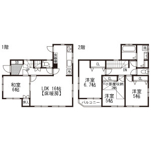 4LDK House in Sakurajosui - Setagaya-ku Floorplan