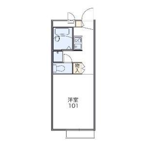 1K Apartment in Nanakuma - Fukuoka-shi Jonan-ku Floorplan