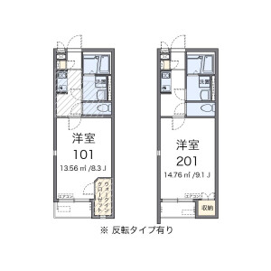 1K Apartment in Kairaku - Urayasu-shi Floorplan