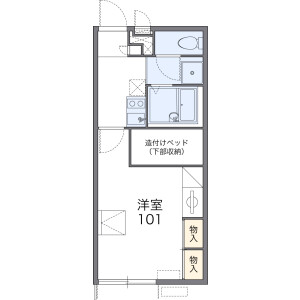 1K Apartment in Kizu - Kizugawa-shi Floorplan