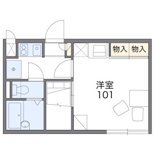 1K Apartment in Minakuchicho shimmei - Koka-shi Floorplan