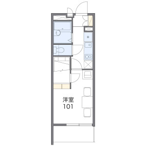 1K Mansion in Shibayama - Funabashi-shi Floorplan
