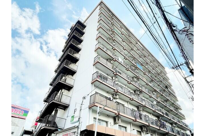 橫濱市中區出租中的1K公寓大廈 戶外