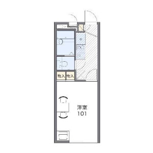 1K Apartment in Umezono - Tsukuba-shi Floorplan