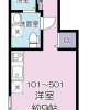 1R Apartment to Rent in Shinjuku-ku Floorplan