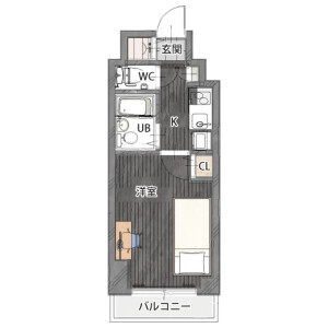 1R Mansion in Shinyokohama - Yokohama-shi Kohoku-ku Floorplan