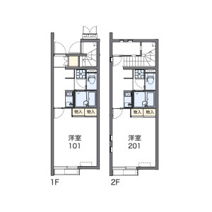 1K Apartment in Kodo - Adachi-ku Floorplan