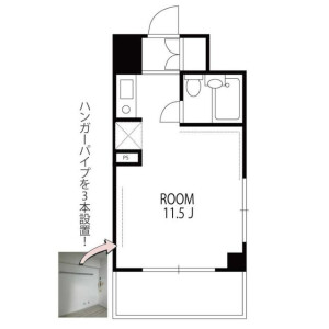 1R Mansion in Aokicho - Yokohama-shi Kanagawa-ku Floorplan
