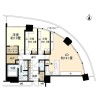 3LDK Apartment to Rent in Yokohama-shi Nishi-ku Floorplan