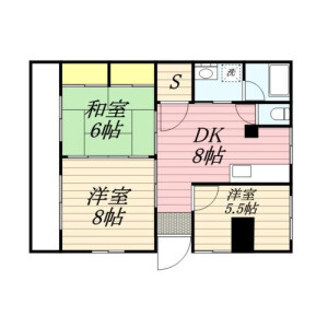 3DK Mansion in Akabanedai - Kita-ku Floorplan