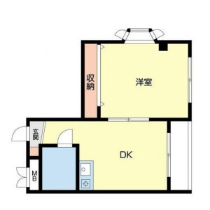1DK Mansion in Komaba - Meguro-ku Floorplan