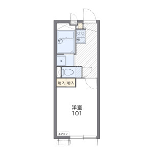 1K Apartment in Shimohirama - Kawasaki-shi Saiwai-ku Floorplan