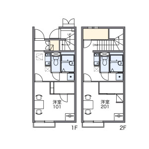 1K Apartment in Nishiibaracho - Seto-shi Floorplan
