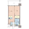 1LDK Apartment to Rent in Osaka-shi Asahi-ku Floorplan