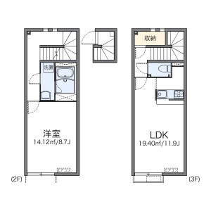 1LDK Apartment in Maenocho - Itabashi-ku Floorplan