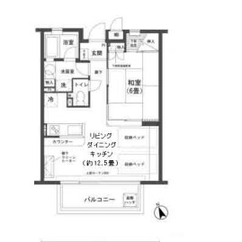 1LDK Mansion in Kitayama(sonota) - Chino-shi Floorplan