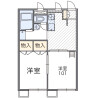 1LDK Apartment to Rent in Tatsuno-shi Floorplan
