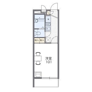 1K Apartment in Masagocho - Numazu-shi Floorplan