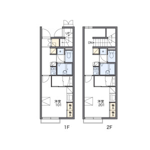 1K Apartment in Joto - Kofu-shi Floorplan