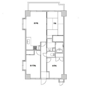 3LDK Mansion in Kitamachi - Nerima-ku Floorplan