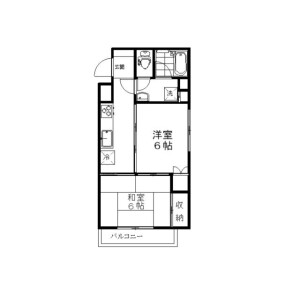 2K Mansion in Itabashi - Itabashi-ku Floorplan