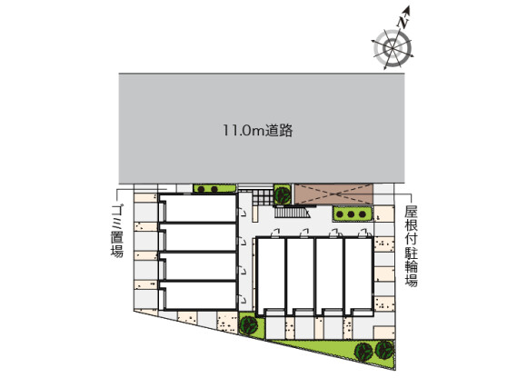1K Apartment to Rent in Katsushika-ku Floorplan