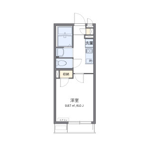 1K Apartment in Higashikujo higashigoryocho - Kyoto-shi Minami-ku Floorplan