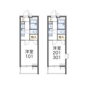 1K Mansion in Kamishakujii - Nerima-ku Floorplan