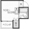 1R Apartment to Rent in Osaka-shi Higashiyodogawa-ku Floorplan