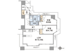 大阪市中央区南船場の2LDKマンション