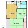 2LDK Apartment to Rent in Kawaguchi-shi Floorplan