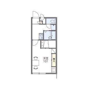 1K Apartment in Fukaya minami - Ayase-shi Floorplan