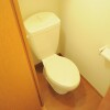 1K Apartment to Rent in Fuefuki-shi Toilet