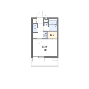 1K Mansion in Nagahashi - Osaka-shi Nishinari-ku Floorplan