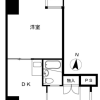 1DK Apartment to Buy in Shinjuku-ku Floorplan