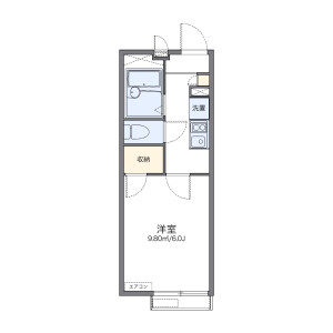 1K Mansion in Higashikujo nishiiwamotocho - Kyoto-shi Minami-ku Floorplan
