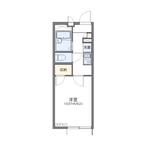 1K Apartment in Wakae higashimachi - Higashiosaka-shi Floorplan