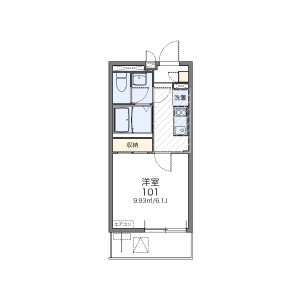 1K Apartment in Watarida shincho - Kawasaki-shi Kawasaki-ku Floorplan