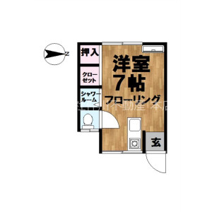 1R Apartment in Oyata - Adachi-ku Floorplan