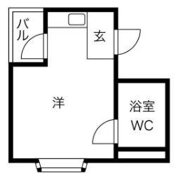 1R Mansion in Nishinakajima - Osaka-shi Yodogawa-ku Floorplan