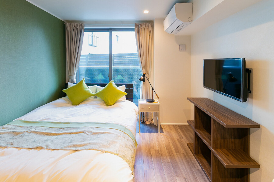 1R Serviced Apartment to Rent in Ota-ku Bedroom