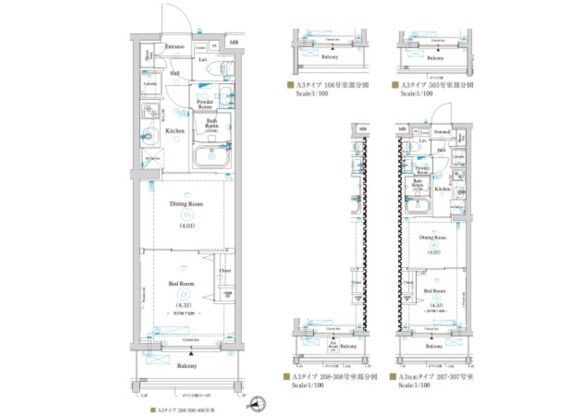 1DK Apartment to Rent in Kita-ku Floorplan