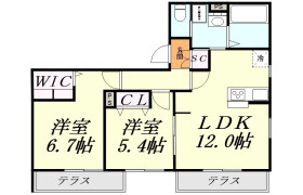 2LDK Apartment in Kasukabe - Kasukabe-shi