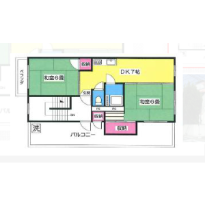 2DK Mansion in Nakamurakita - Nerima-ku Floorplan