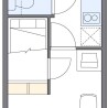 1K Apartment to Rent in Kyoto-shi Nishikyo-ku Floorplan